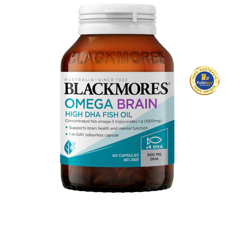 Viên uống Blackmores Omega Brain High DHA Fish oil 60 viên