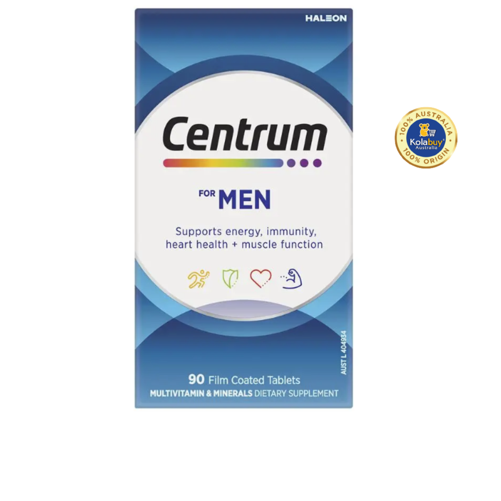 Viên uống Vitamin tổng hợp cho nam Centrum For Men 90 viên