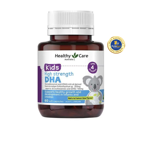 Viên uống Bổ sung DHA cho bé Healthy Care Kids DHA 60 viên