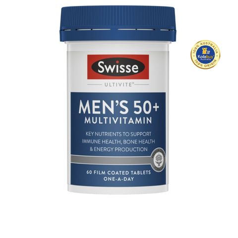 Viên uống Vitamin tổng hợp cho nam giới trên 50 tuổi Swisse Men's Ultivite 50+ 60 viên