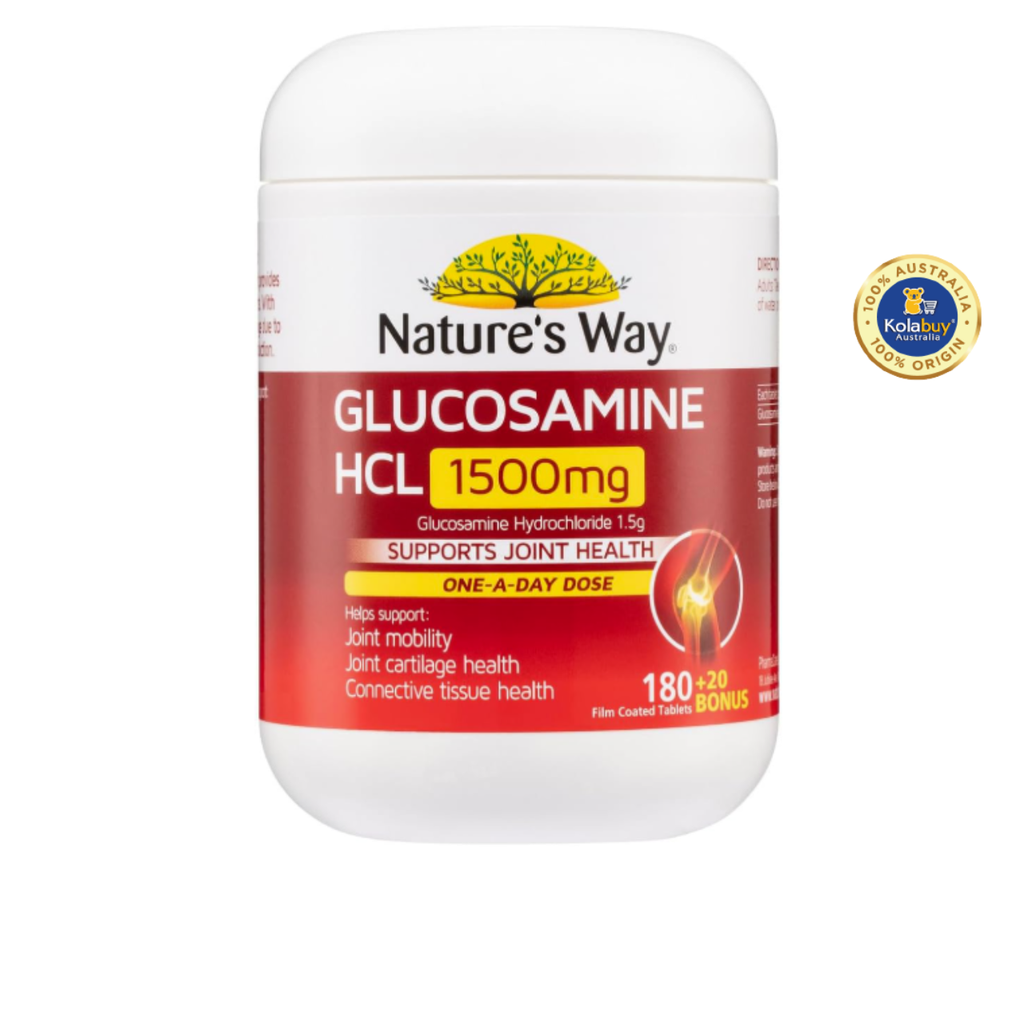 Viên uống Nature’s Way Glucosamine HCL 1500mg 180 viên