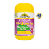 Kẹo dẻo bổ sung Vitamin và chất xơ Nature's Way Kids Smart Vita Gummies Multi Vitamin & Vegies 60 Viên