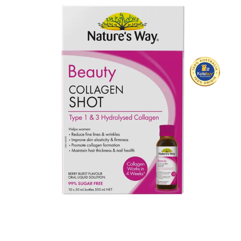 Collagen dạng nước Nature's Way Beauty Collagen Shots 10 x 50ml