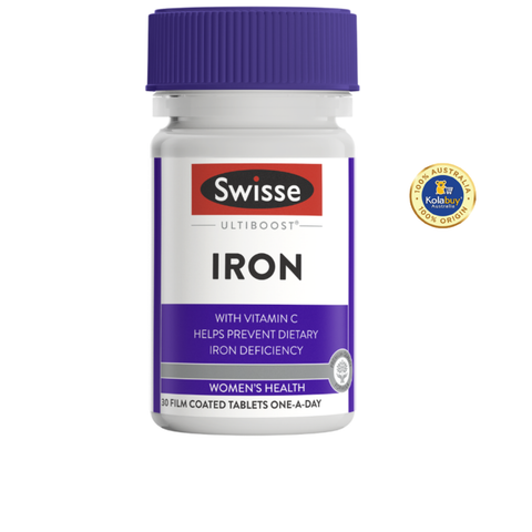 Viên uống bổ sung sắt Swisse Ultiboost Iron 30 viên