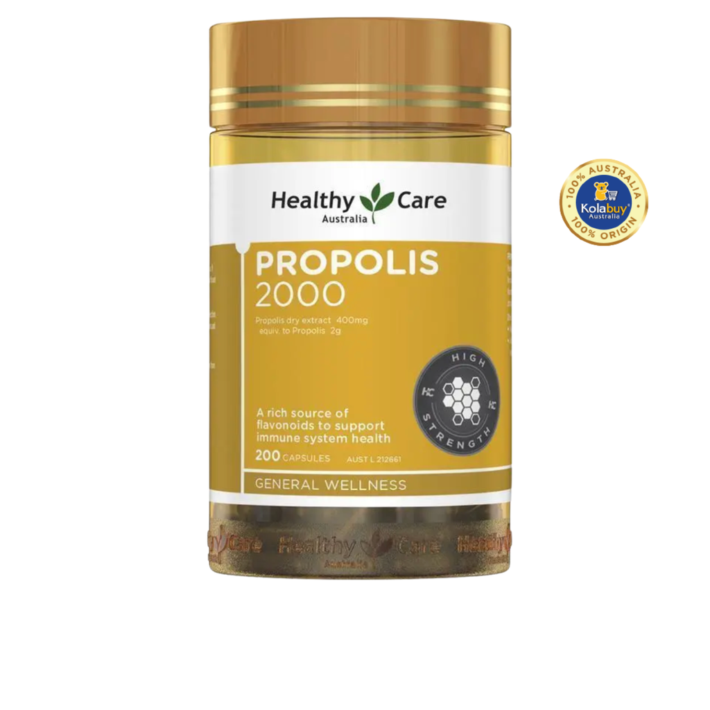 Viên Keo ong tăng đề kháng Healthy Care Propolis 2000 200 viên