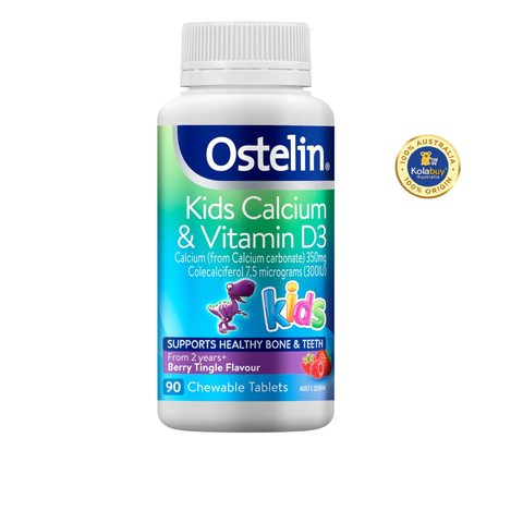 Viên nhai Bổ sung Canxi & Vitamin D3 Ostelin Kids Calcium & Vitamin D3 for Children 90 viên