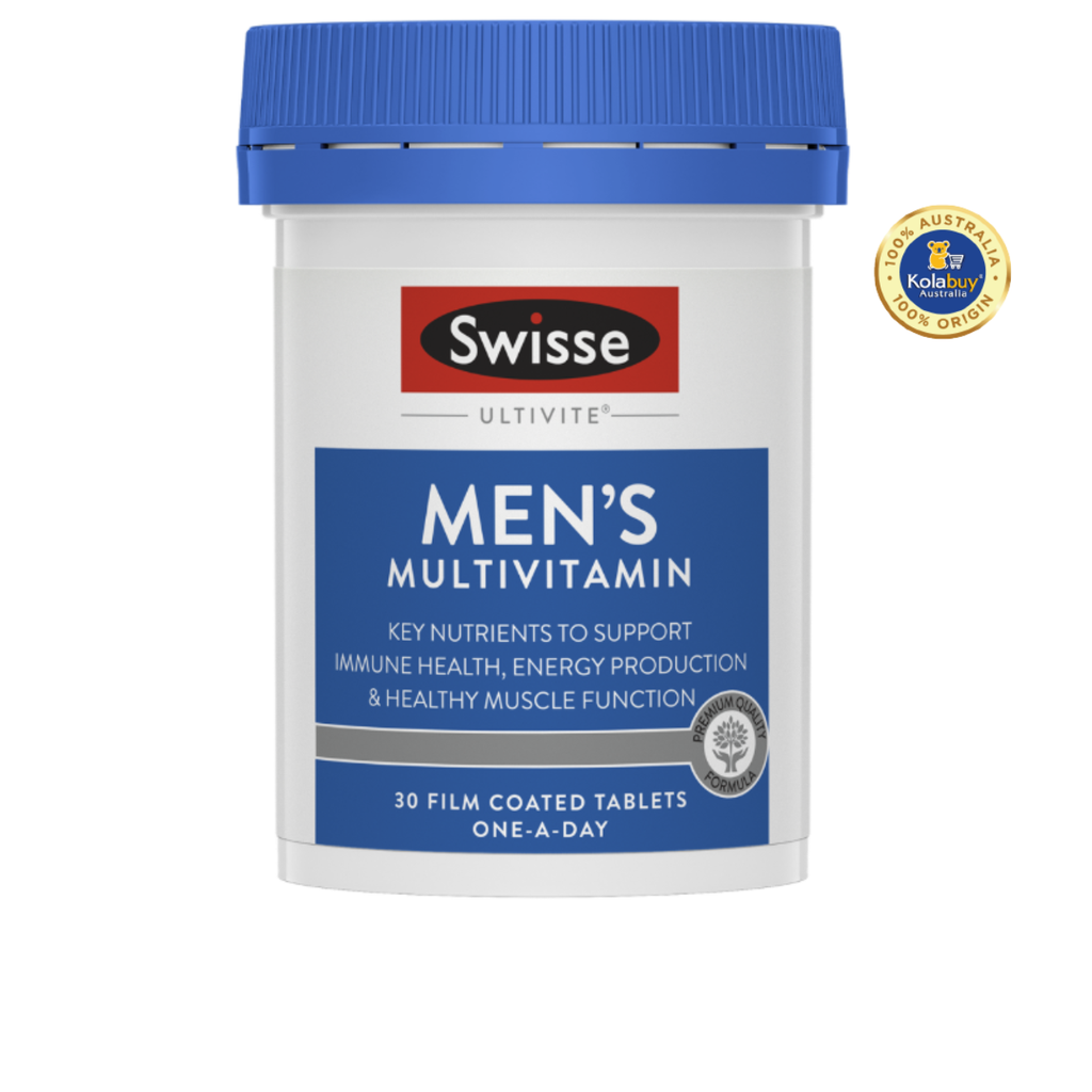 Viên uống Vitamin tổng hợp cho nam Swisse Men's Ultivite Multivitamin 30 viên