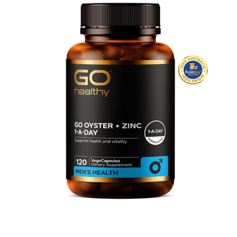 Viên uống Tinh chất Hàu GO Healthy Oyster + Zinc 1-A-Day 120 Viên (NewZealand Version)