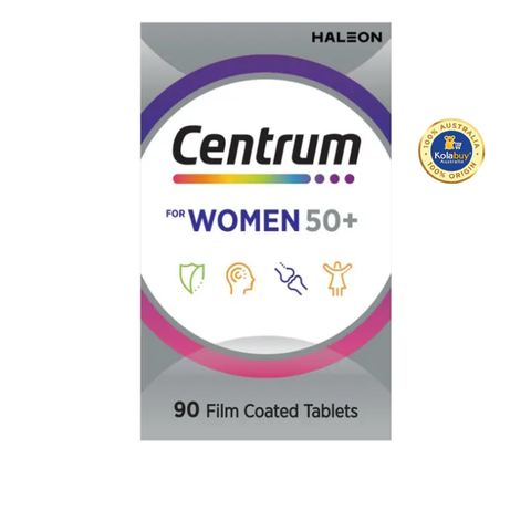 Viên uống Vitamin tổng hợp cho phụ nữ trên 50 tuổi Centrum For Women 50+ 90 viên