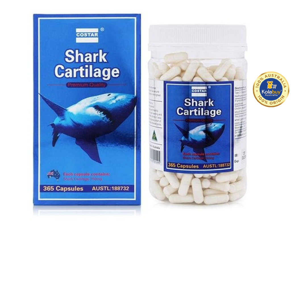 Viên uống Sụn Vi Cá Mập Blue Shark Cartilage Costar 365 Viên