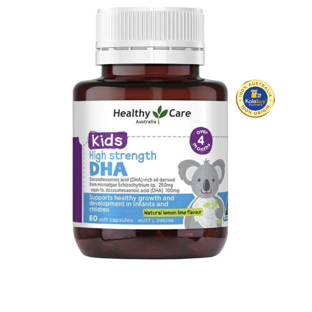 Viên uống Bổ sung DHA cho bé Healthy Care Kids DHA 60 viên