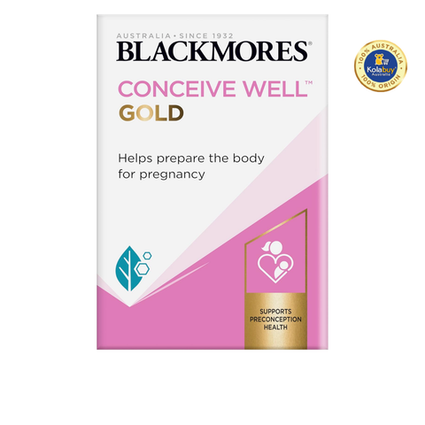 Viên uống Hỗ trợ thụ thai Blackmores Conceive Well Gold 56 viên
