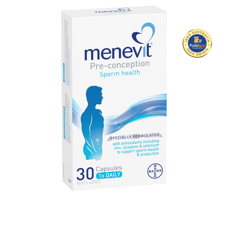 Viên uống Hỗ trợ sinh sản cho nam Menevit Male Fertility Supplement 30 viên