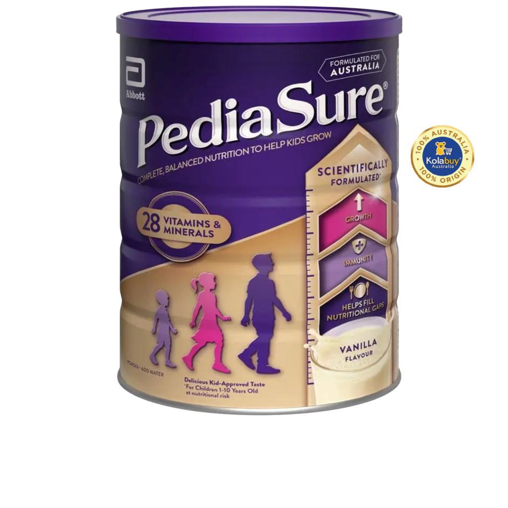 Sữa bột PediaSure Úc vị vani 800g cho bé 1-10 tuổi (Mẫu mới)