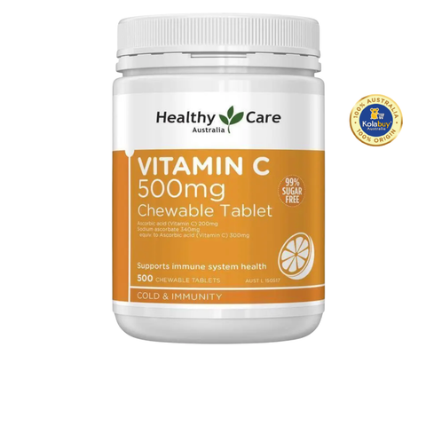 Viên uống bổ sung Vitamin C Healthy Care Vitamin C 500mg 500 viên