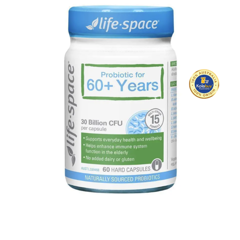 Viên uống vi sinh cho người già Life-Space Probiotic for 60+ Years 60 viên