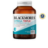 Viên uống bổ sung dầu cá Blackmores Omega Triple Super Strength Fish Oil 60 viên