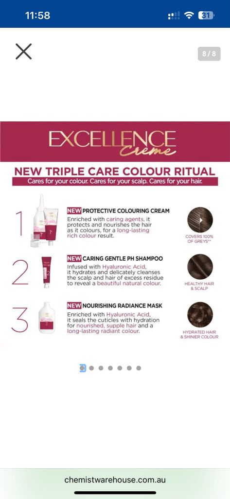 L'Oreal Excellence Creme 6 Light Brown Hair Colour