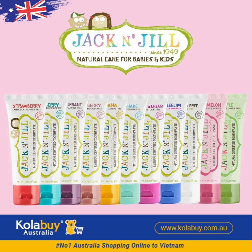 Kem đánh răng cho bé Jack N Jill Natural Toothpaste 50g