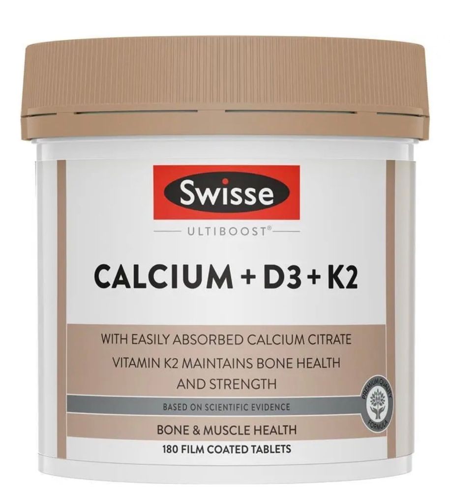 Swisse Ultiboost Calcium+D3+K2 180 Tablets Exclusive