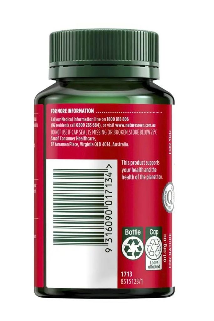 Nature's Own Vitamin D3 1000iu 200 Capsules