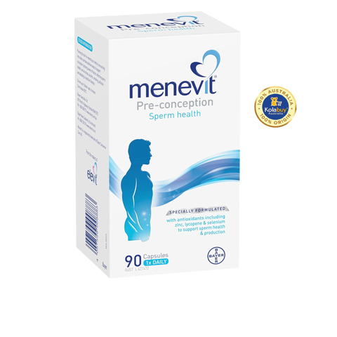 Viên uống Hỗ trợ sinh sản cho nam Menevit Male Fertility Supplement 90 viên