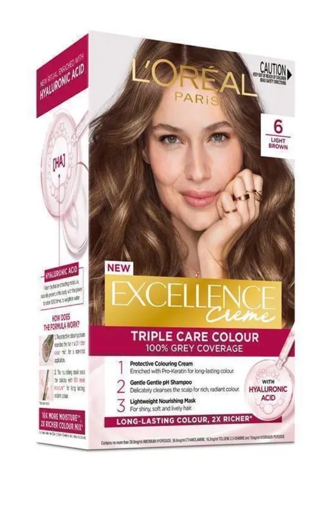 L'Oreal Excellence Creme 6 Light Brown Hair Colour