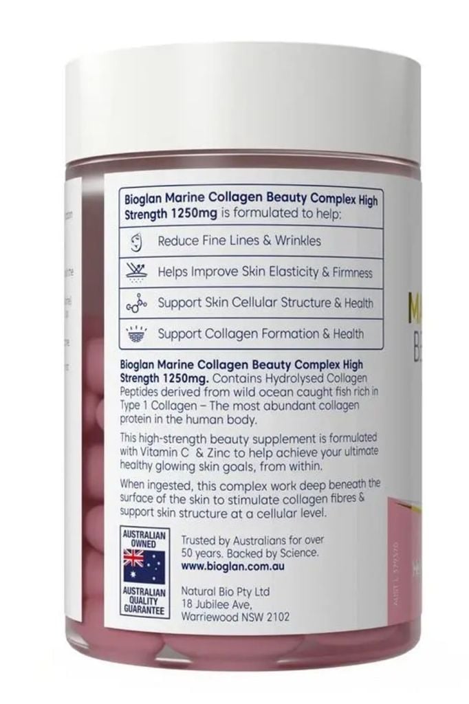 Bioglan Marine Collagen Beauty Complex 60 Tablets
