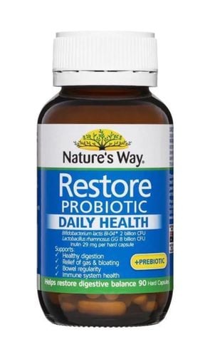 Nature's Way Restore Daily Probiotic 90 Capsules