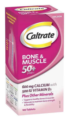 Caltrate Bone & Muscle 50+ 100 Tablets