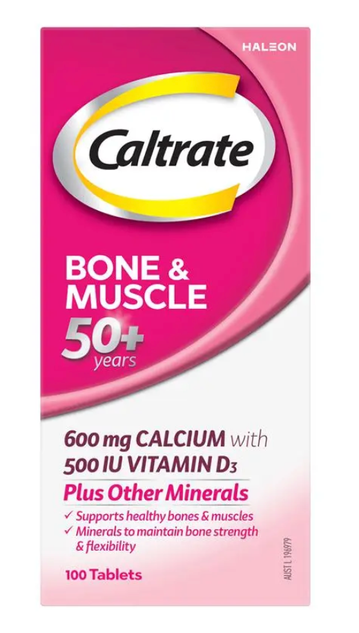 Caltrate Bone & Muscle 50+ 100 Tablets