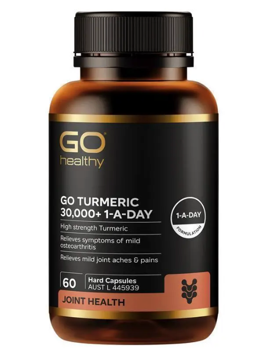 Viên uống tinh chất nghệ GO Healthy Turmeric 30,000+ 1-A-Day 60 viên