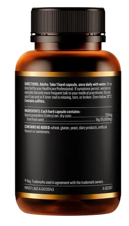 Viên uống phòng ngừa và điều trị Gout GO Healthy Celery 16000 1-A-DAY 60 viên