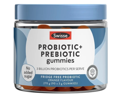 Swisse Adult Probiotic + Prebiotic Gummies 90 Pack