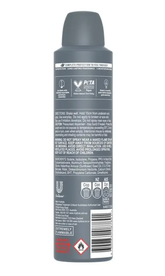 DOVE Men + Care Advanced Antiperspirant Clean Comfort 250ml