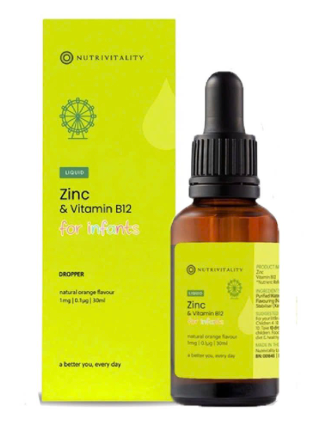 Nutrivitality Zinc + Vitamin B12 30ml