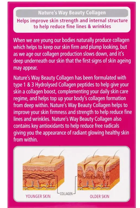 Nature's Way Beauty Collagen 60 Tablets
