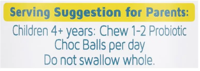 Nature's Way Kids Smart Probiotic 50 Choc Balls