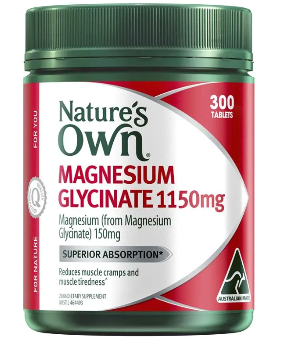 Nature's Own Magnesium Glycinate 1100mg 300 Tablets