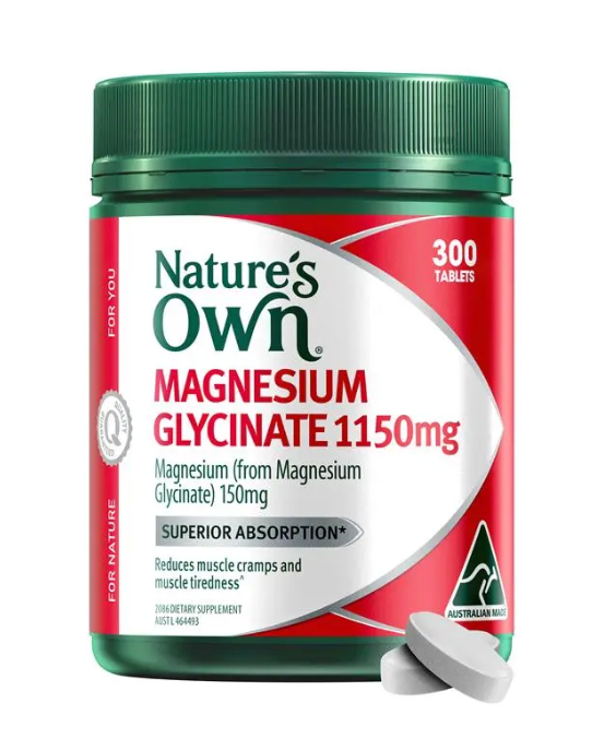 Nature's Own Magnesium Glycinate 1100mg 300 Tablets
