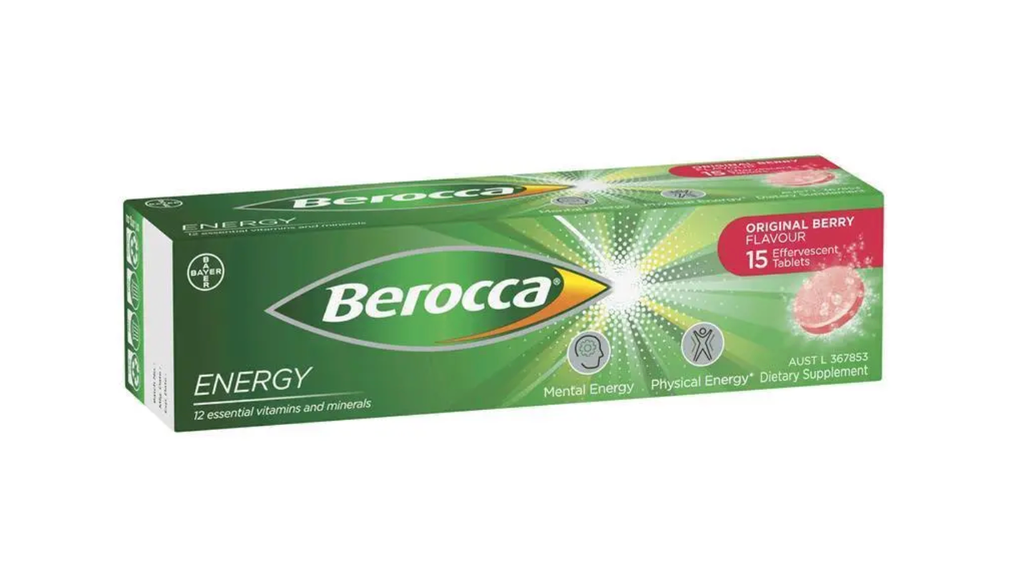Berocca Energy Original Berry 15 Effervescent Tablets