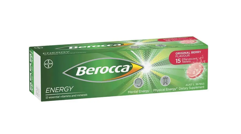 Berocca Energy Original Berry 15 Effervescent Tablets