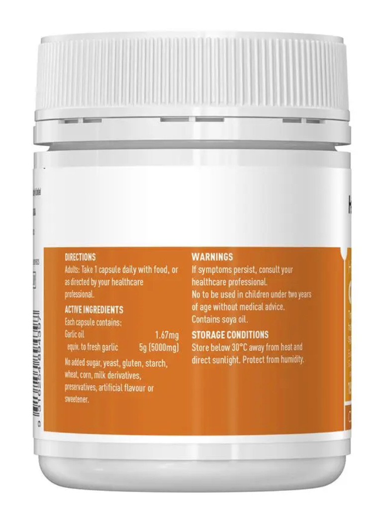 Dầu tỏi Healthy Care High Strength 5000mg 150 viên nang