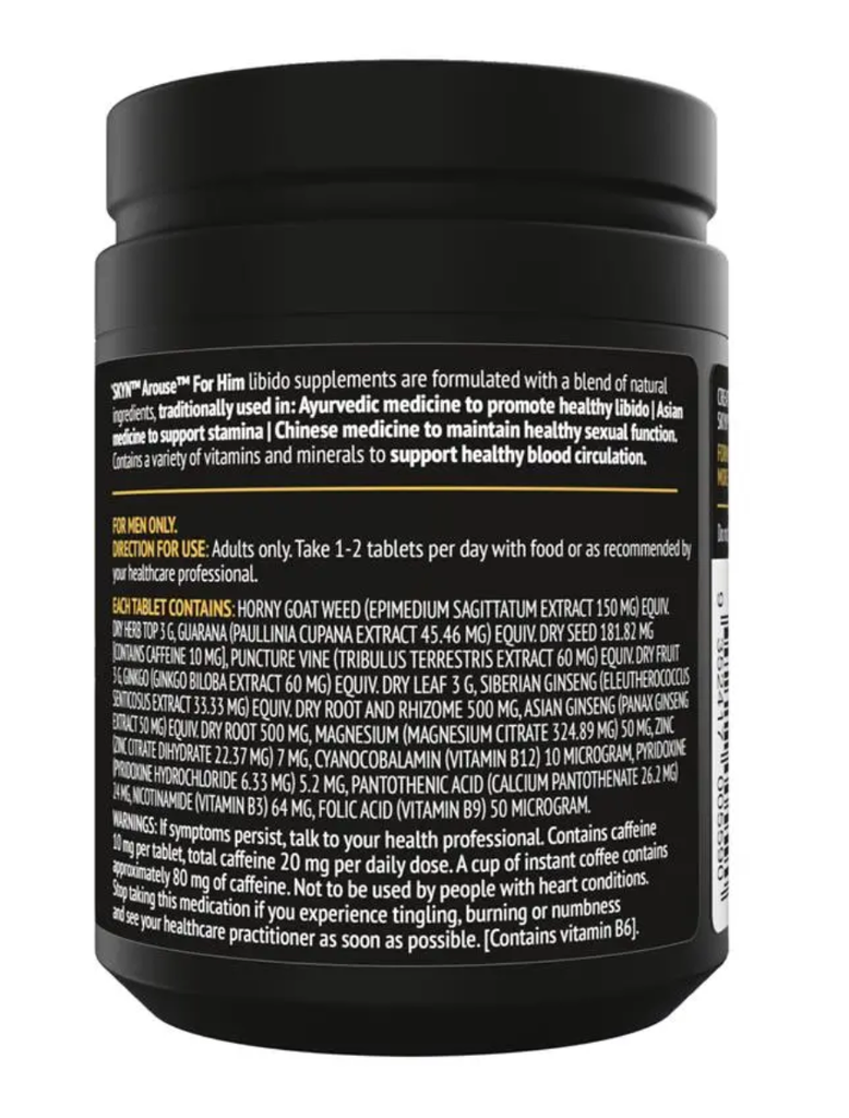 Skyn Arouse For Him  viên uống tăng cường sinh lý 60 viên