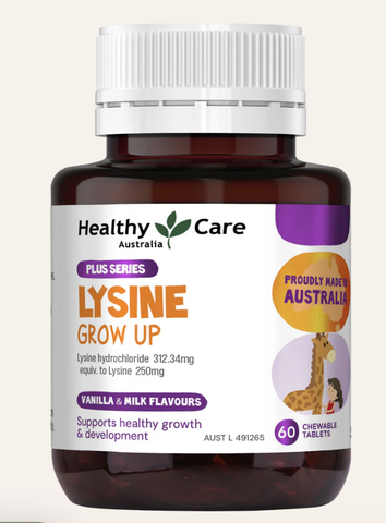 Healthy Care Plus Lysine Chewable Tablet 60 Capsules