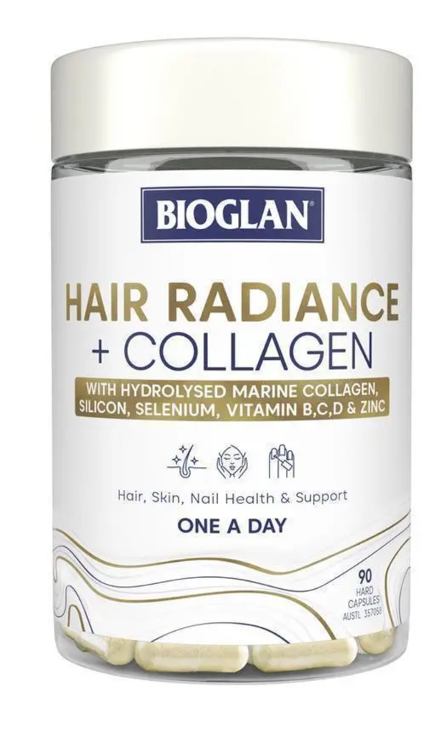 Bioglan Hair Radiance + Collagen 90 viên