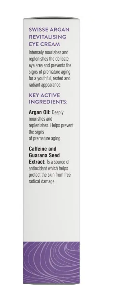 Swisse Skincare Argan Revitalising Eye Cream 15ml