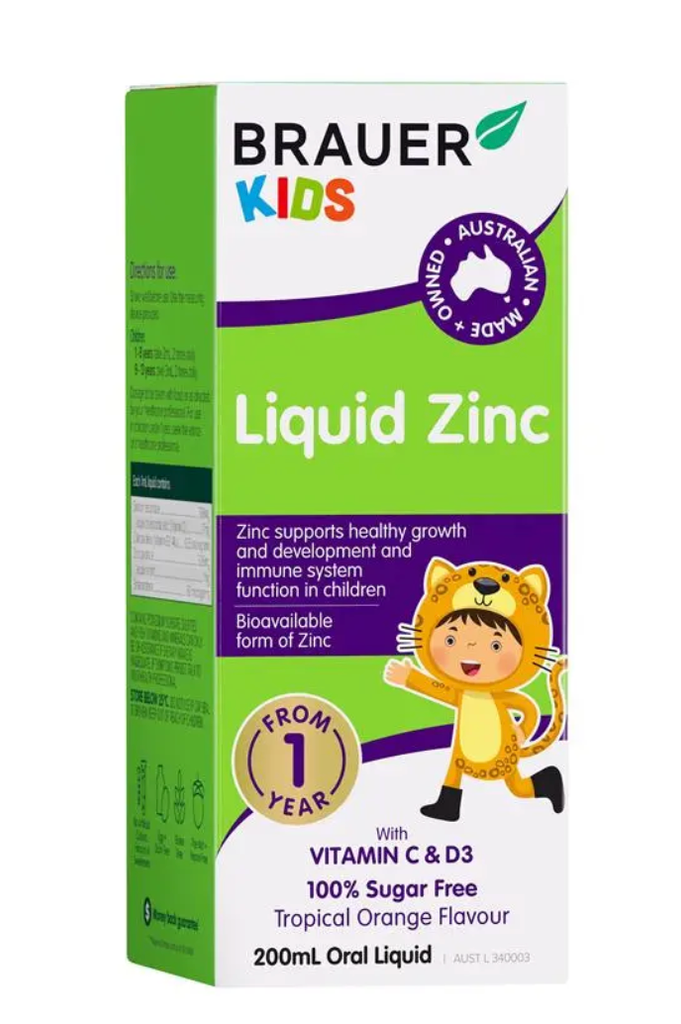 Brauer Kids Liquid Zinc 200ml