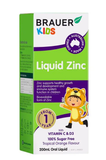 Brauer Kids Liquid Zinc 200ml