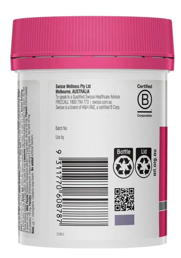 Swisse Womens Multivitamin 120 viên